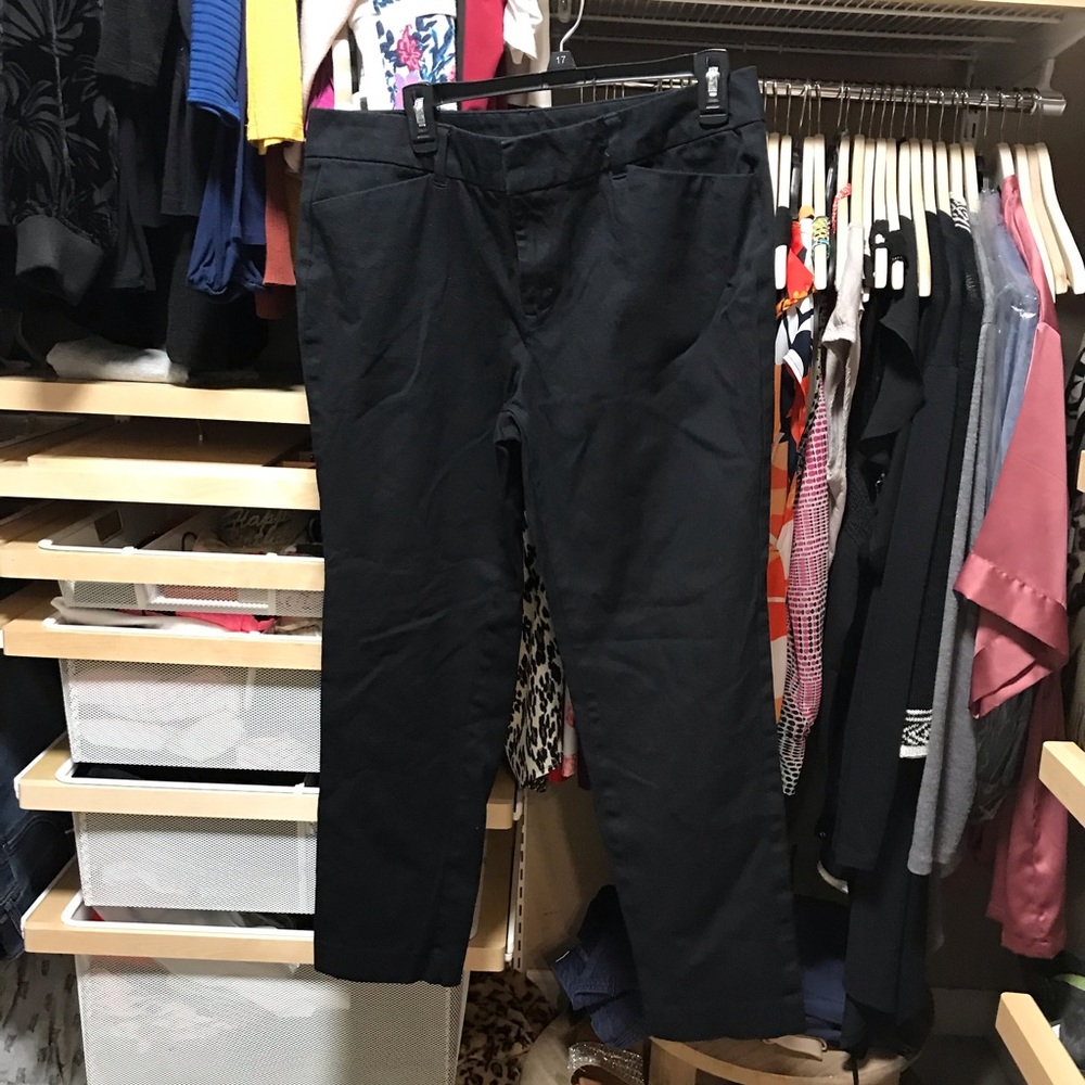 2 Pairs Black and Khaki pants